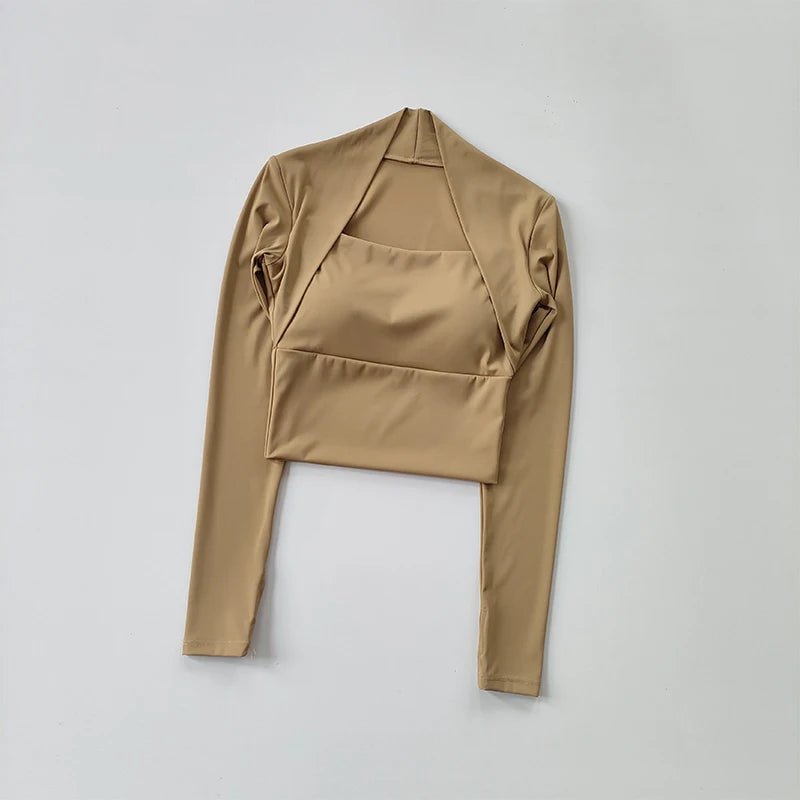 Long Sleeve Yoga Crop Top - Naturenspires