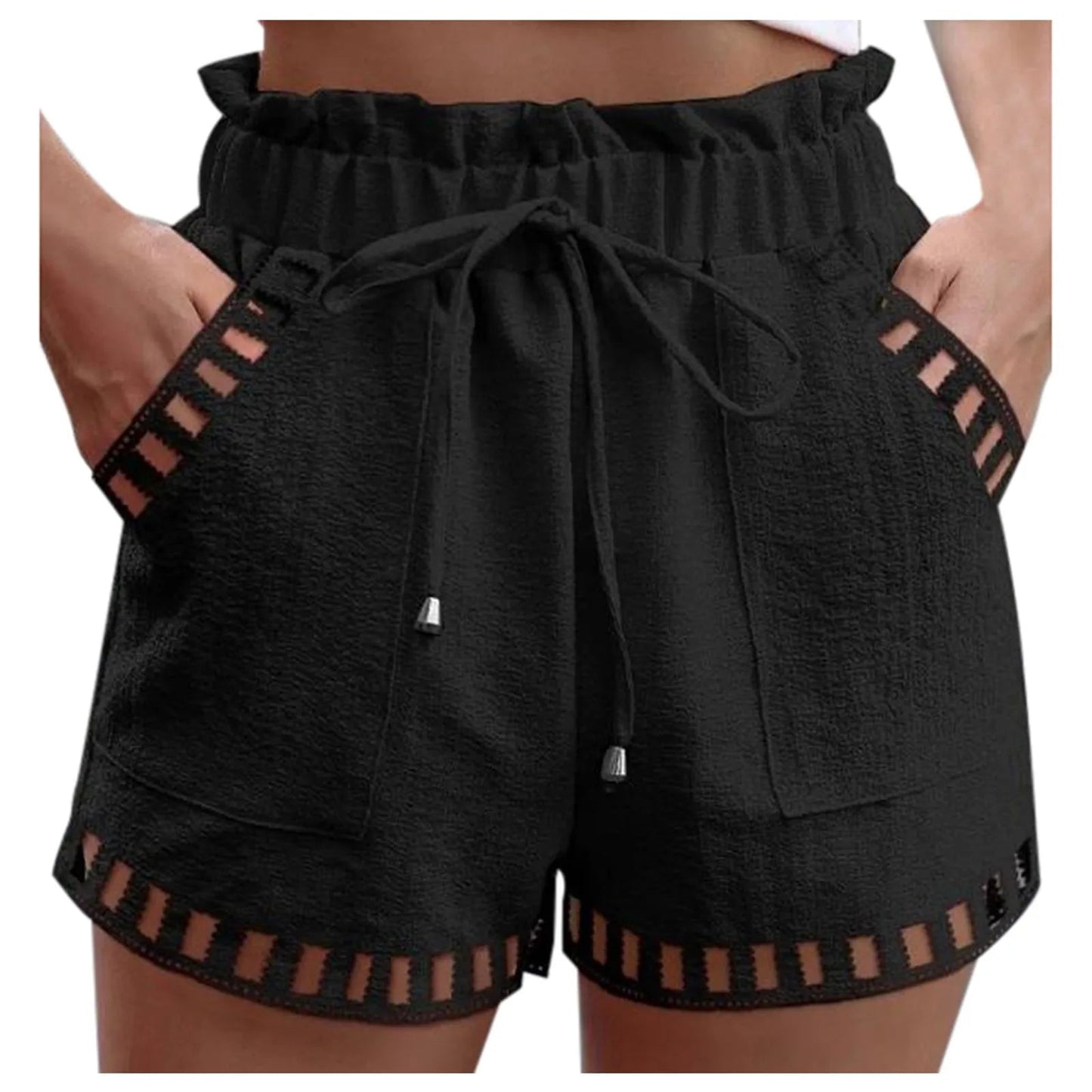 Retro Cotton Linen Shorts - Nature Inspires