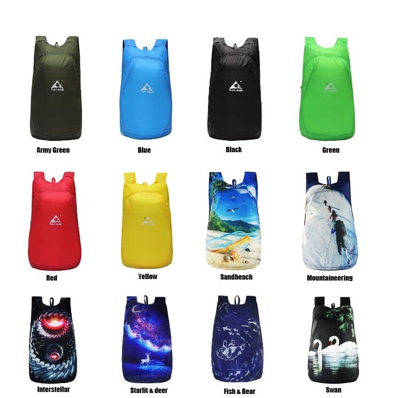 Ultralight Foldable Backpack and Bags - Naturenspires