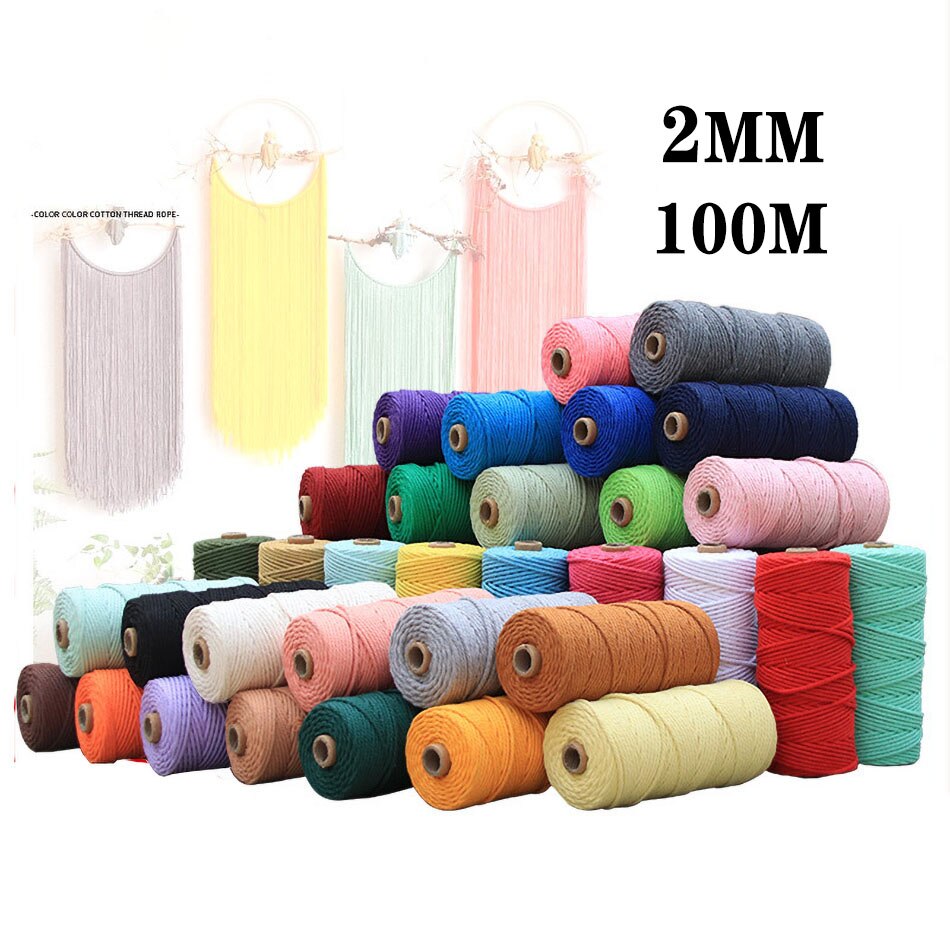 2mm 100M Macramé Cord - Naturenspires