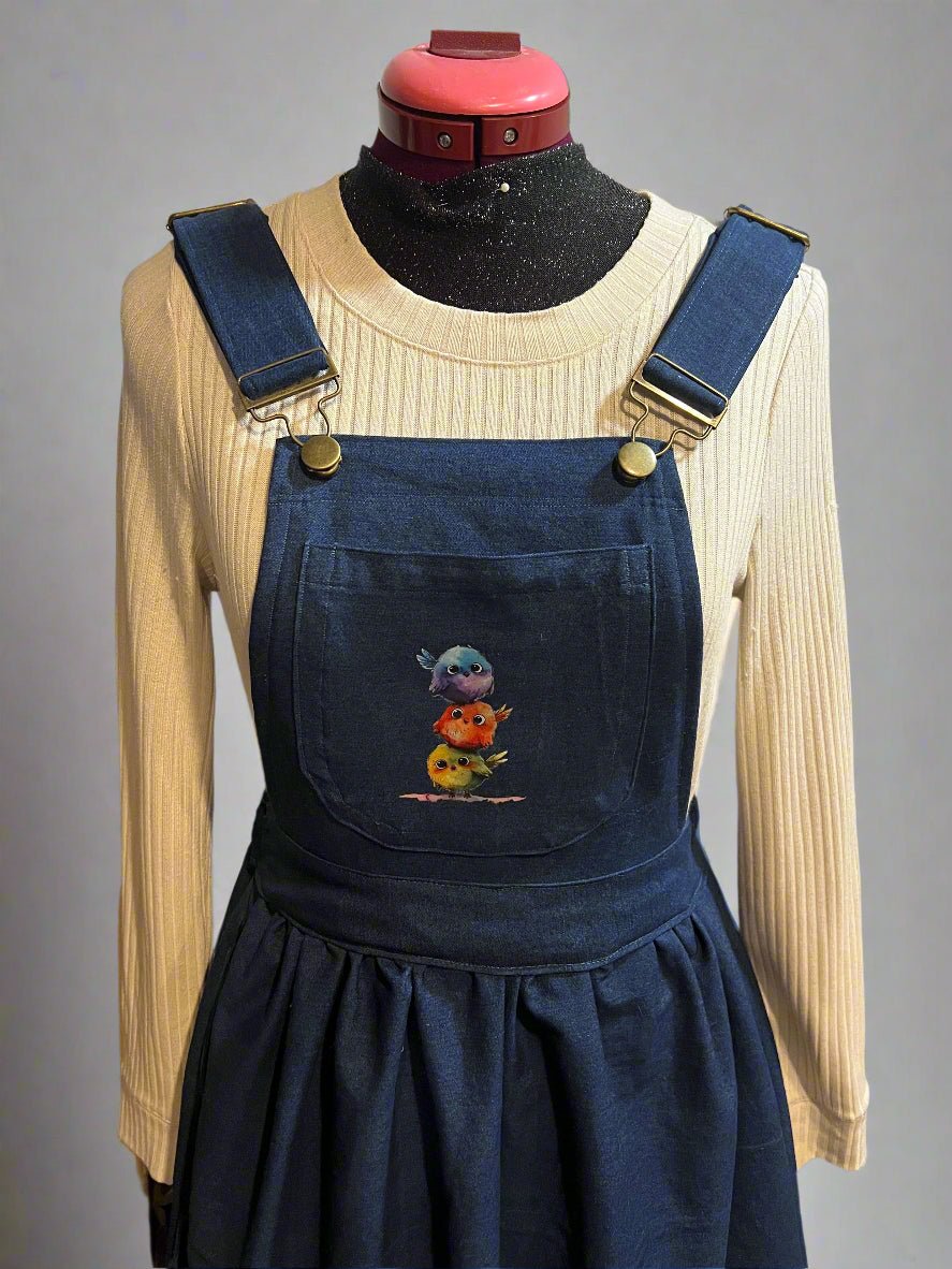 Birdy Blue Overall Dress - Nature Inspires