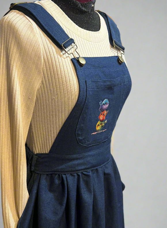 Birdy Blue Overall Dress - Nature Inspires