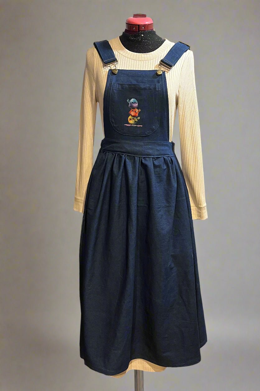 Birdy Blue Overall Dress - Nature Inspires
