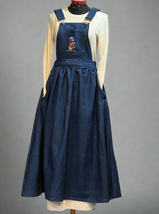 Birdy Blue Overall Dress - Nature Inspires