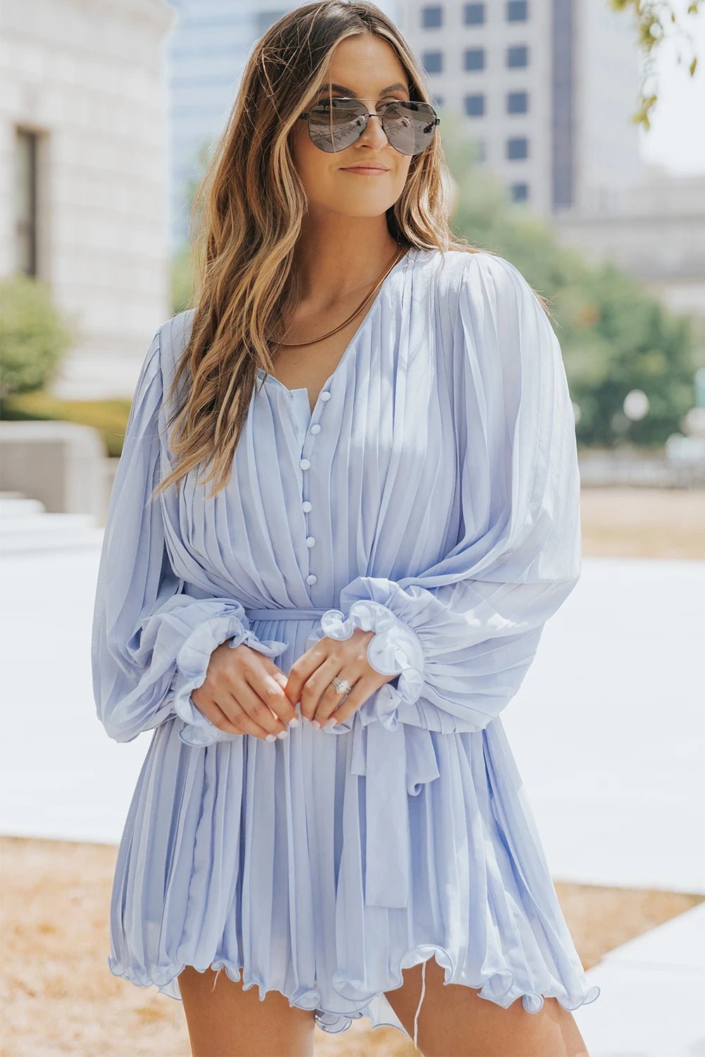 Chic Ruffled Romper - Naturenspires
