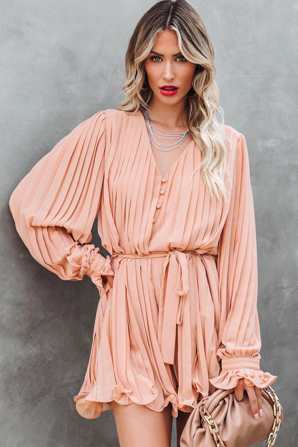 Chic Ruffled Romper - Naturenspires