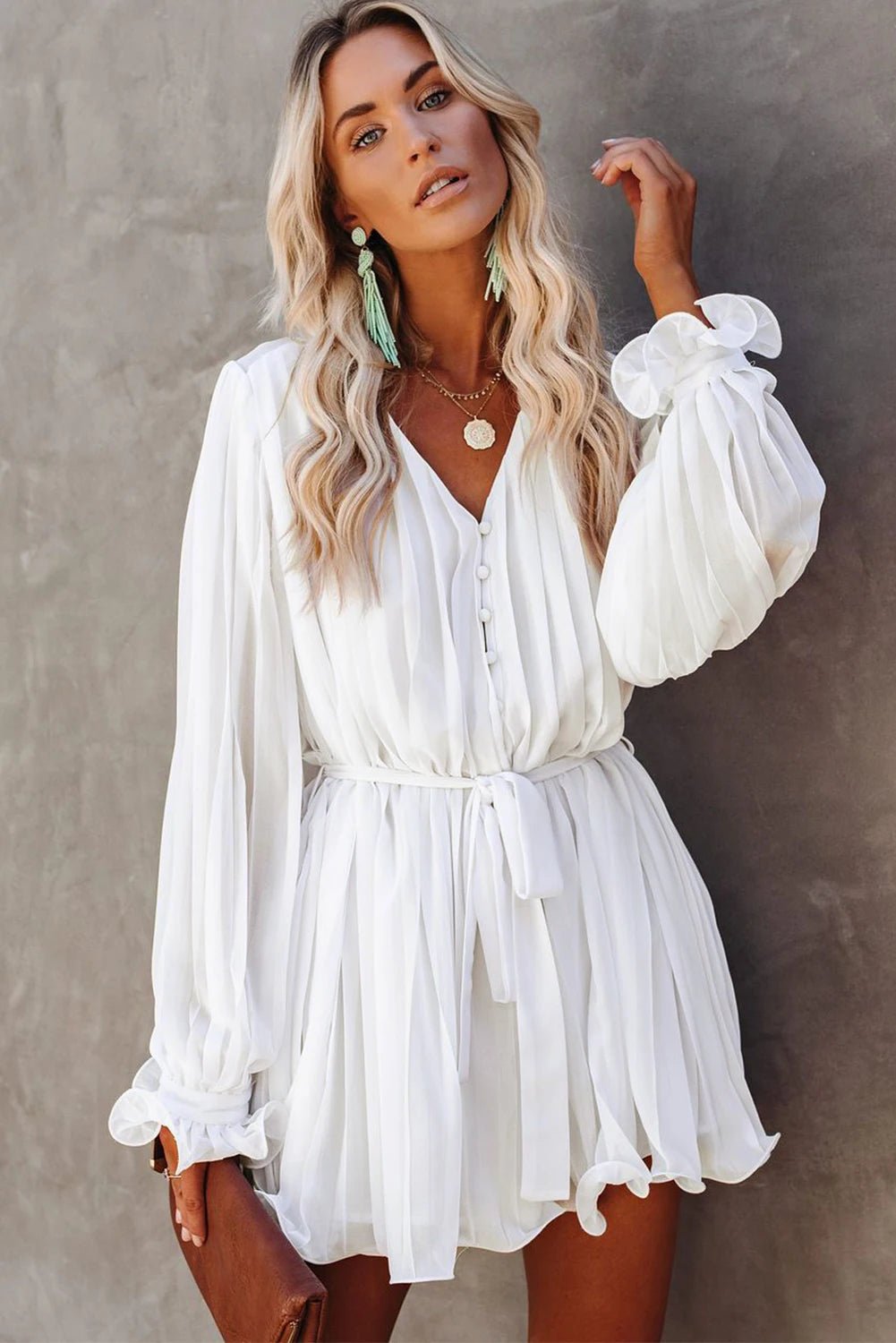 Chic Ruffled Romper - Naturenspires