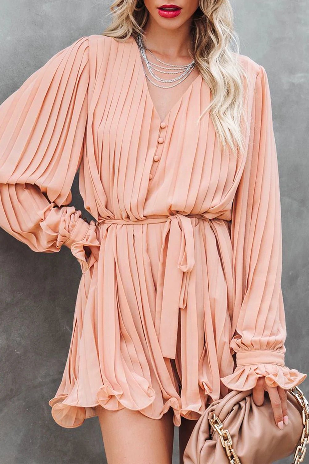 Chic Ruffled Romper - Naturenspires