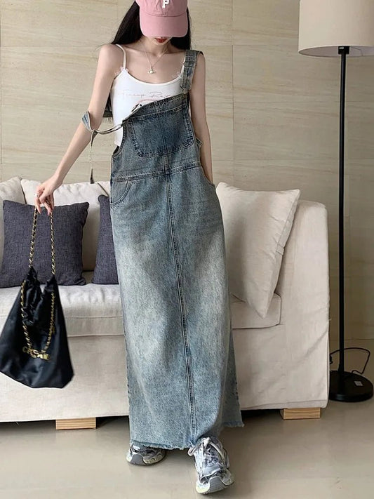 Eden Denim Overall Dress - Nature Inspires