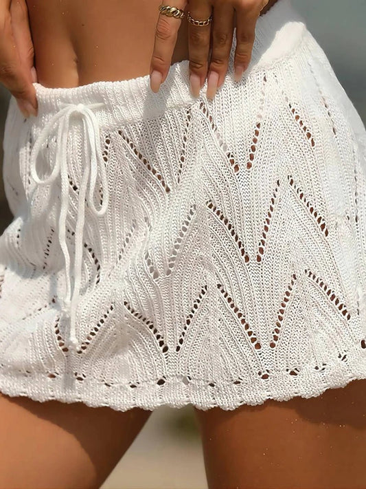 Knit Short Skirt Cover Up - Naturenspires