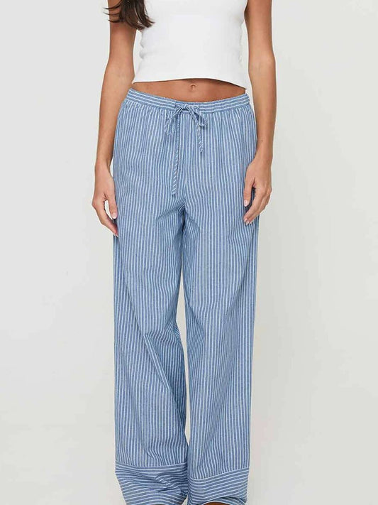 Linen Gingham Pants - Nature Inspires