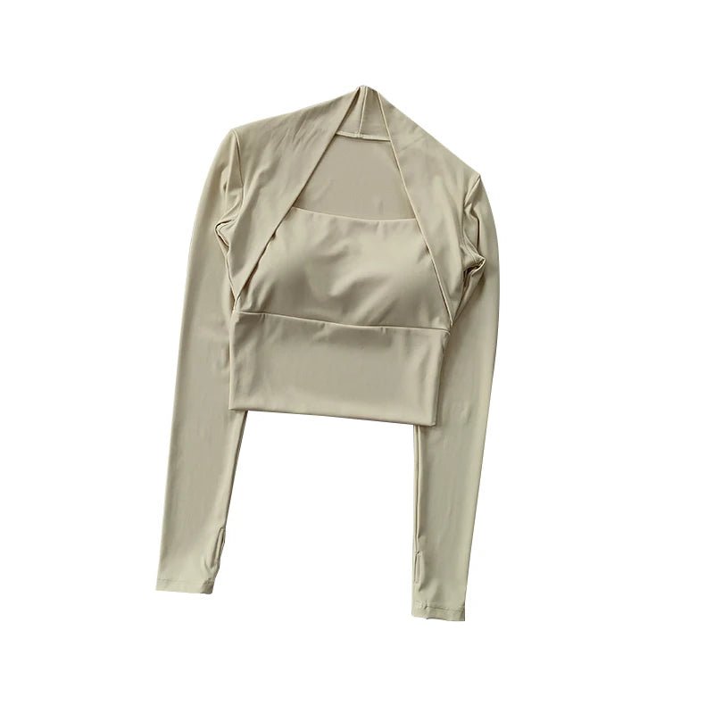 Long Sleeve Yoga Crop Top - Naturenspires