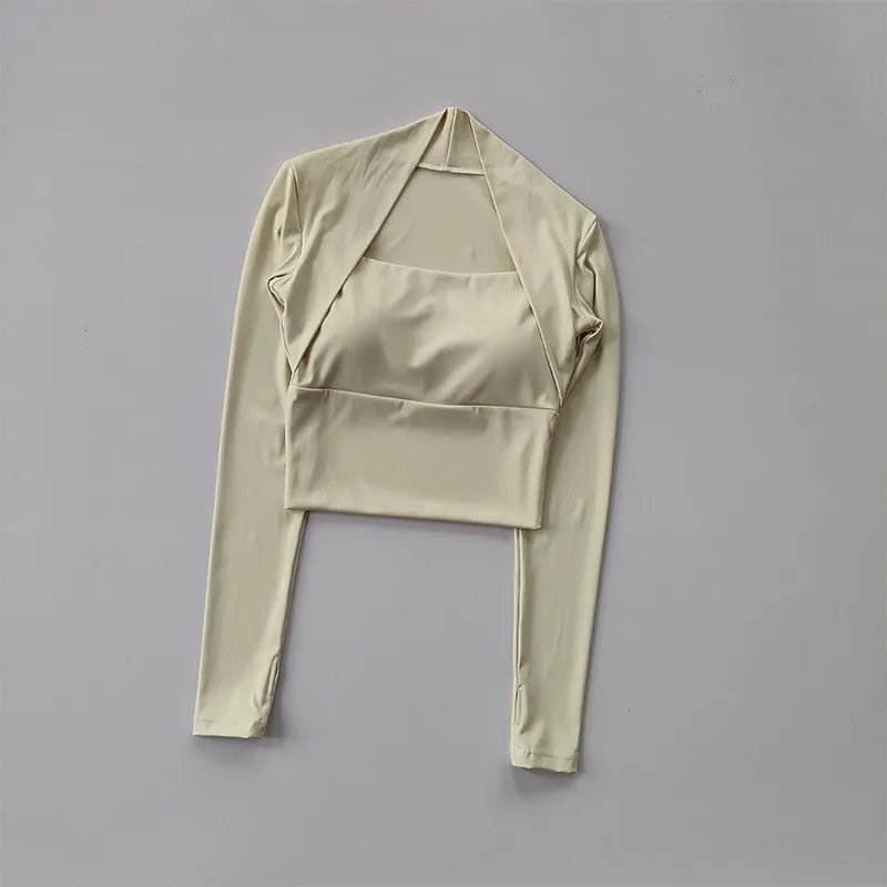 Long Sleeve Yoga Crop Top - Naturenspires