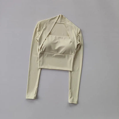 Long Sleeve Yoga Crop Top - Naturenspires