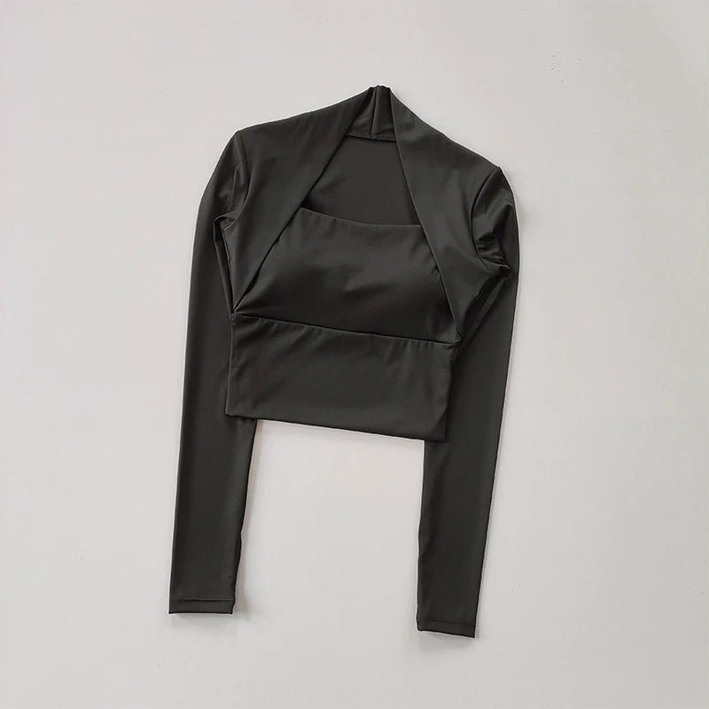 Long Sleeve Yoga Crop Top - Naturenspires