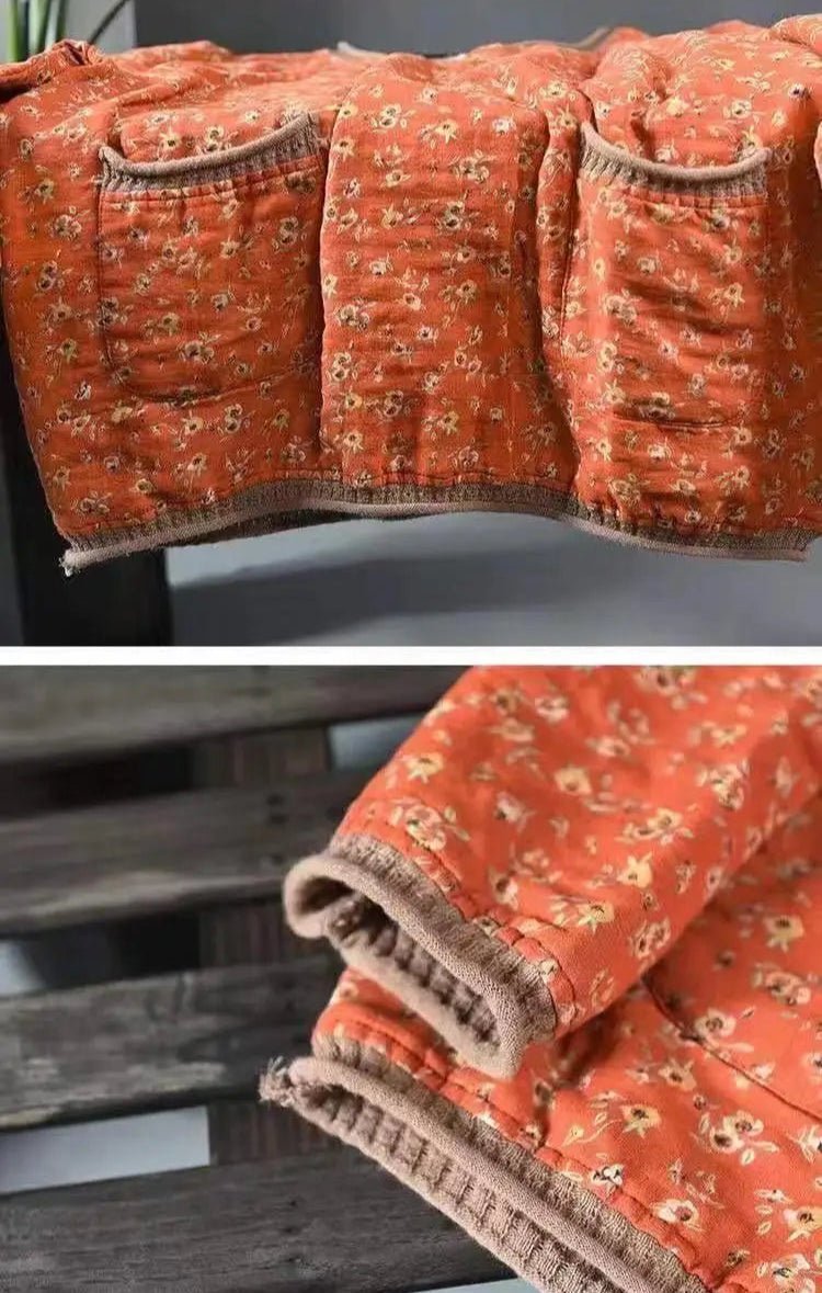 Meadow Patchwork Cotton Blouse - Nature Inspires