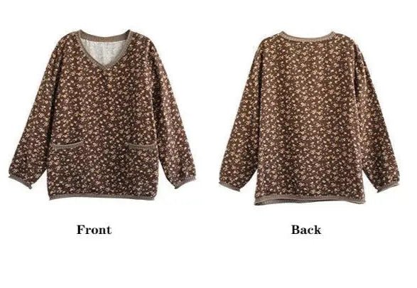 Meadow Patchwork Cotton Blouse - Nature Inspires