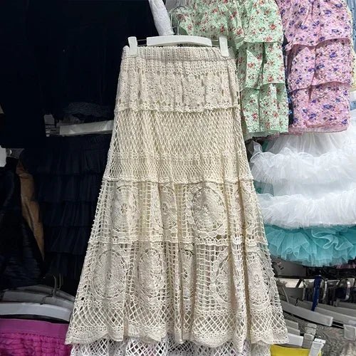 Medium Long Crocheted Skirt - Naturenspires