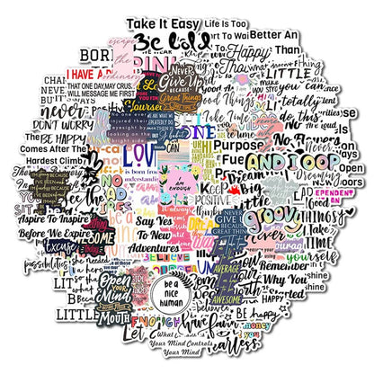 Motivational Phrases Inspirational Quotes Stickers - Naturenspires