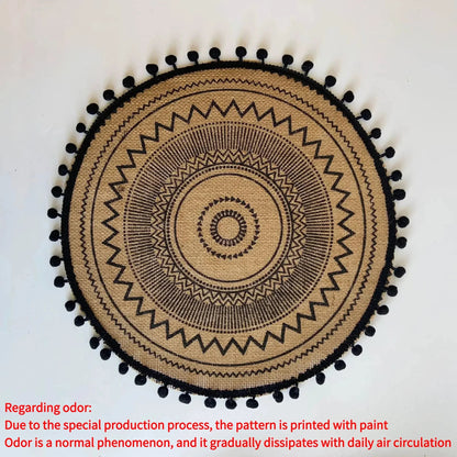 Round Boho 15 Inch Placemat - Naturenspires