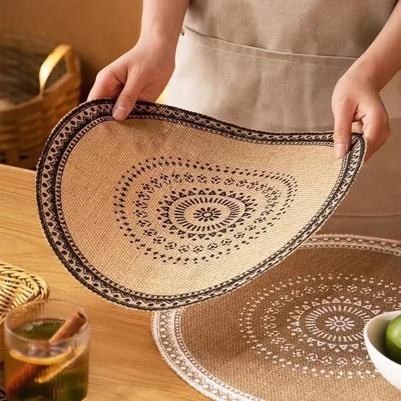 Round Boho 15 Inch Placemat - Naturenspires
