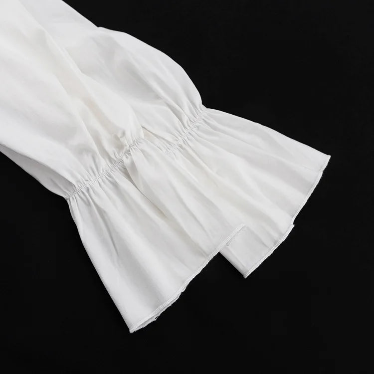 Ruffled V - Neck Mini Dress - Nature Inspires