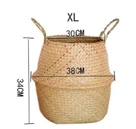 Seaweed Wicker Basket Rattan - Nature Inspires