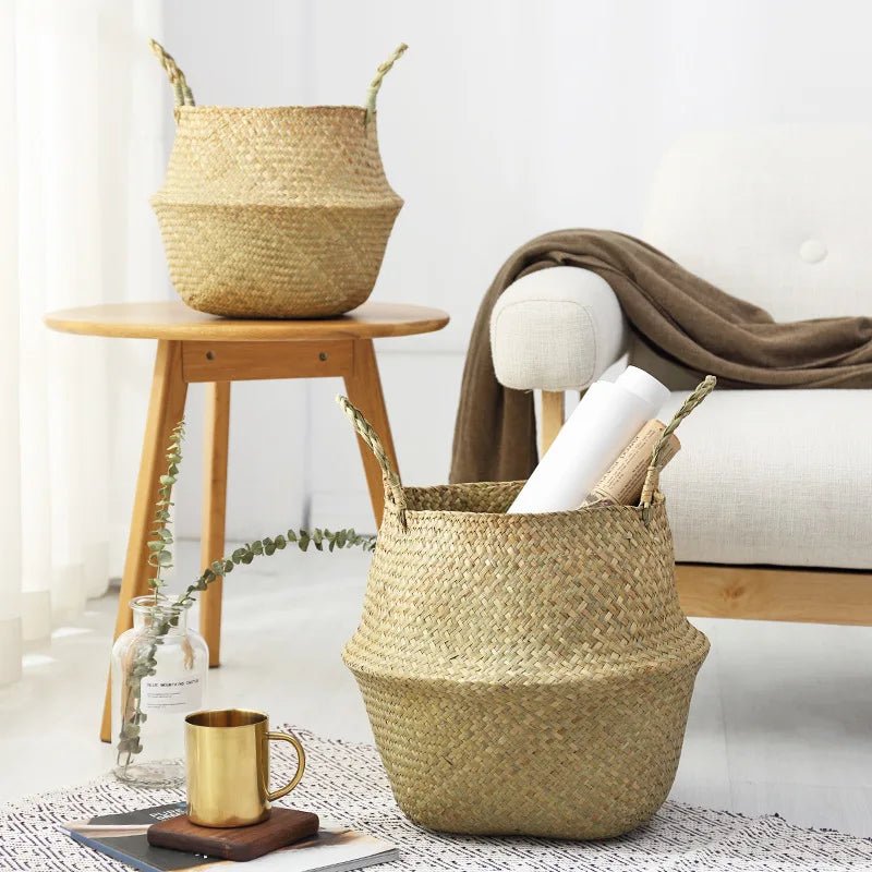 Seaweed Wicker Basket Rattan - Nature Inspires