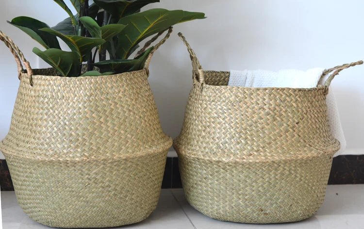 Seaweed Wicker Basket Rattan - Nature Inspires