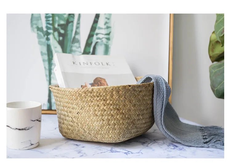 Seaweed Wicker Basket Rattan - Nature Inspires