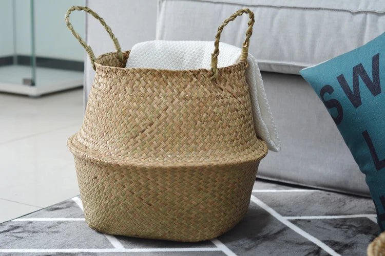Seaweed Wicker Basket Rattan - Nature Inspires