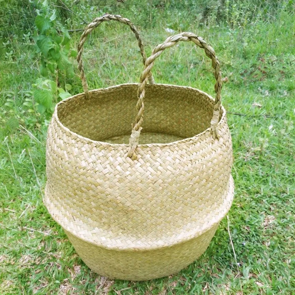 Seaweed Wicker Basket Rattan - Nature Inspires