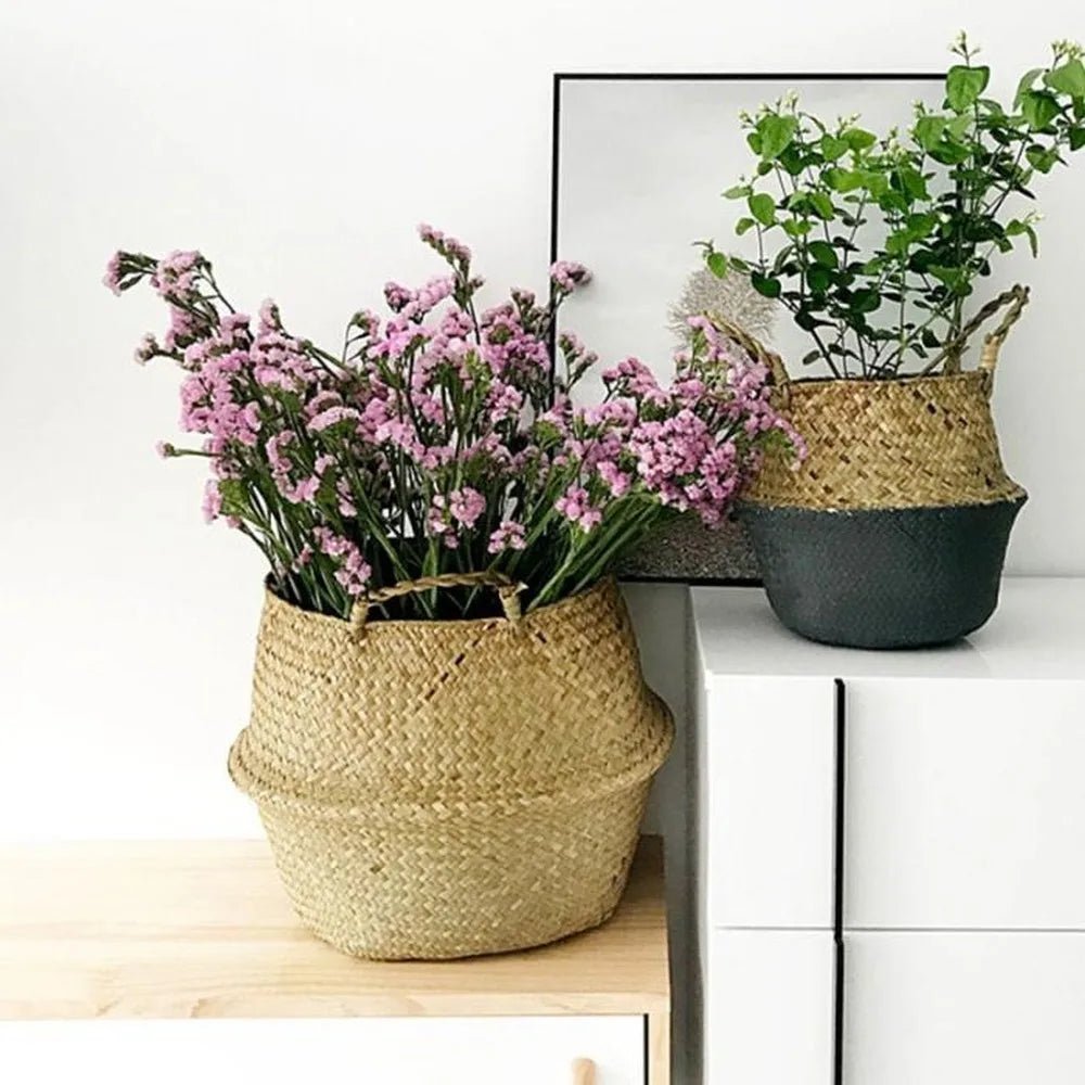 Seaweed Wicker Basket Rattan - Nature Inspires
