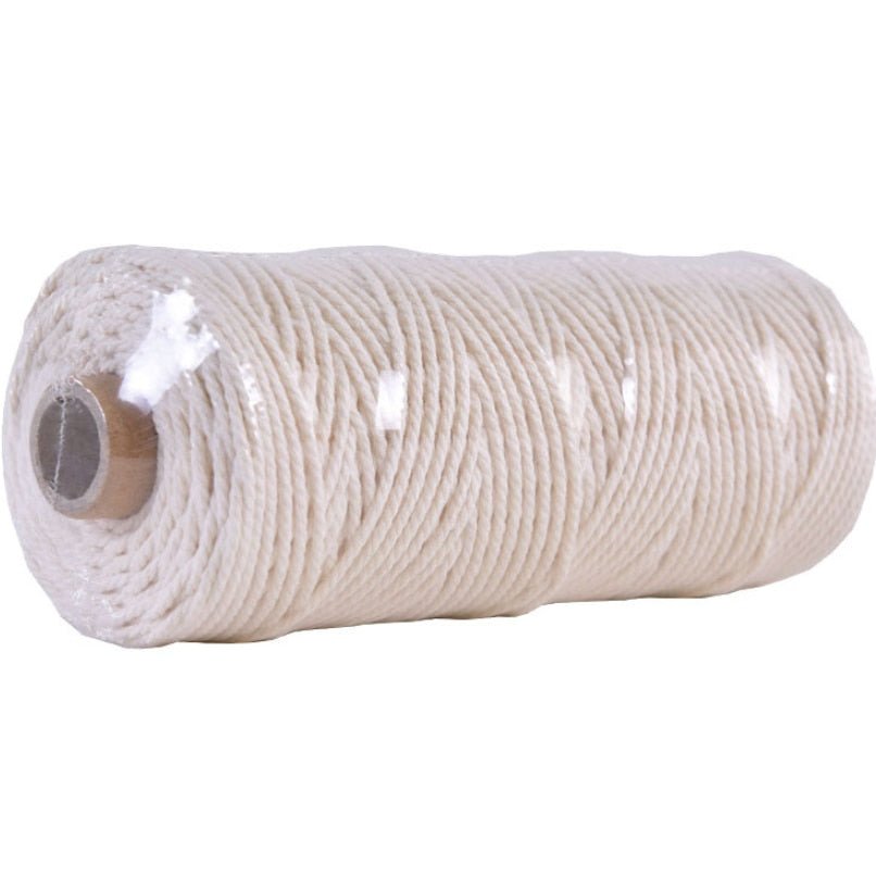 3mm 100 Meters 100% Cotton Twisted Cord - Naturenspires