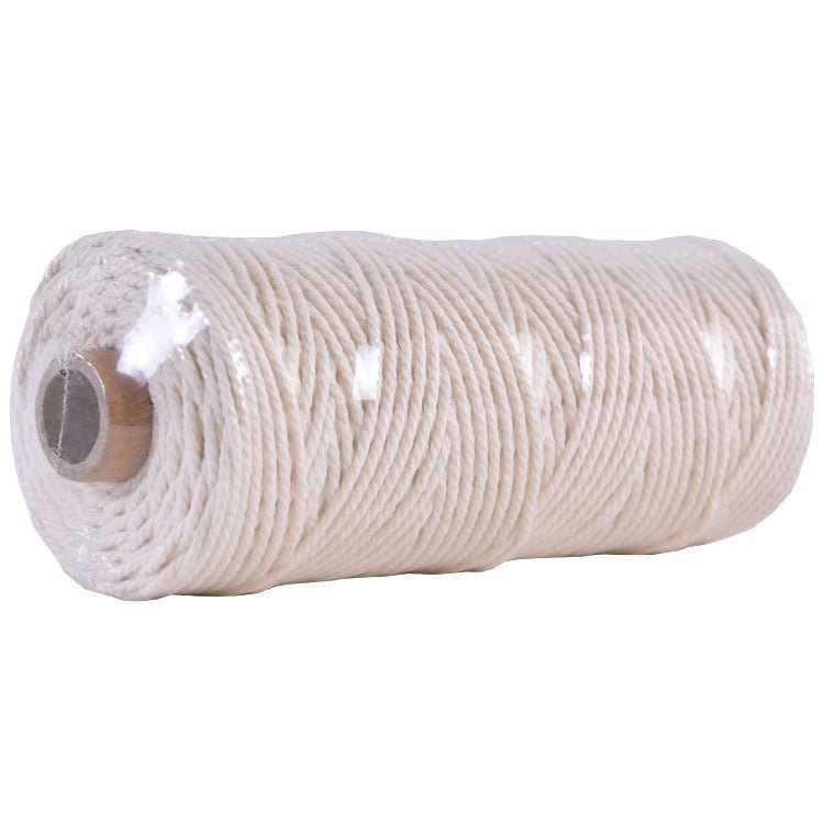 3mm 100 Meters 100% Cotton Twisted Cord - Naturenspires