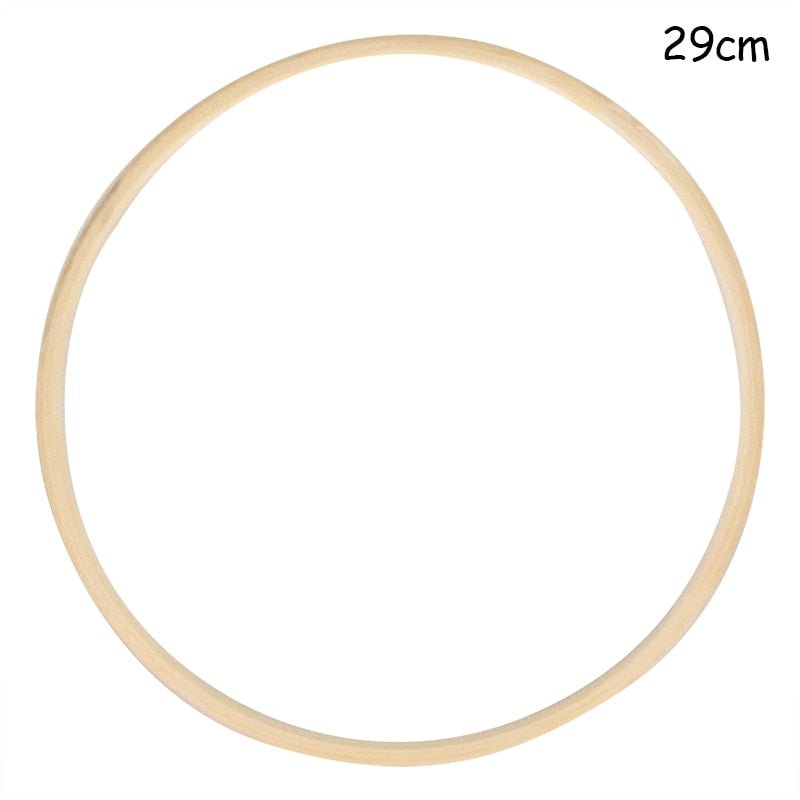 Bamboo Wooden circles sets of 5 - Naturenspires