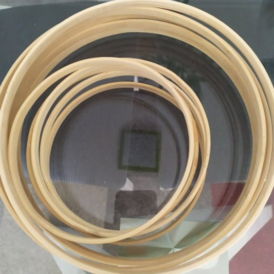 Bamboo Wooden circles sets of 5 - Naturenspires