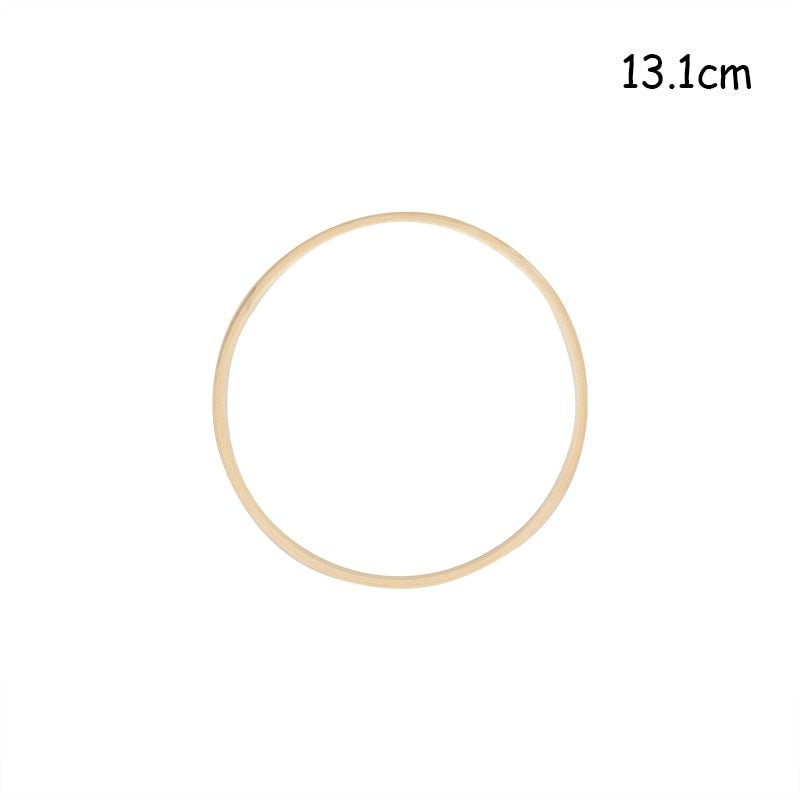 Bamboo Wooden circles sets of 5 - Naturenspires