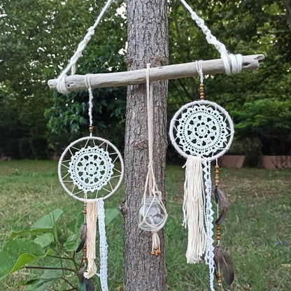 Bamboo Wooden circles sets of 5 - Naturenspires