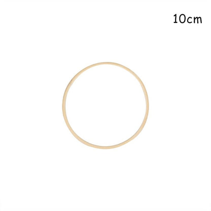 Bamboo Wooden circles sets of 5 - Naturenspires