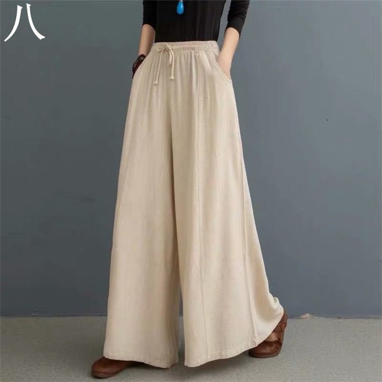 Bohemian Loose Wide leg Summer Pants - Naturenspires