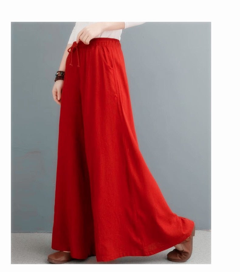 Bohemian Loose Wide leg Summer Pants - Naturenspires