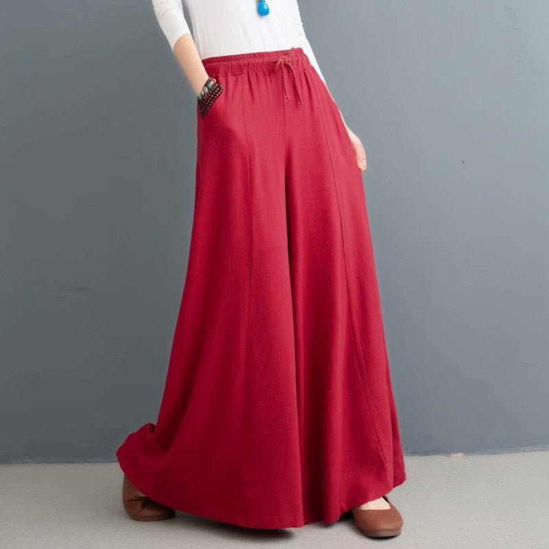 Bohemian Loose Wide leg Summer Pants - Naturenspires