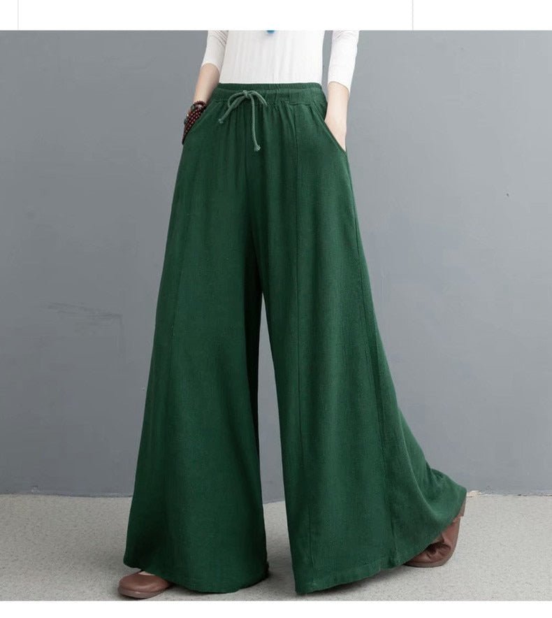 Bohemian Loose Wide leg Summer Pants - Naturenspires