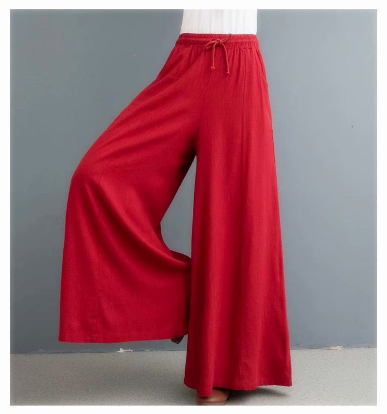 Bohemian Loose Wide leg Summer Pants - Naturenspires