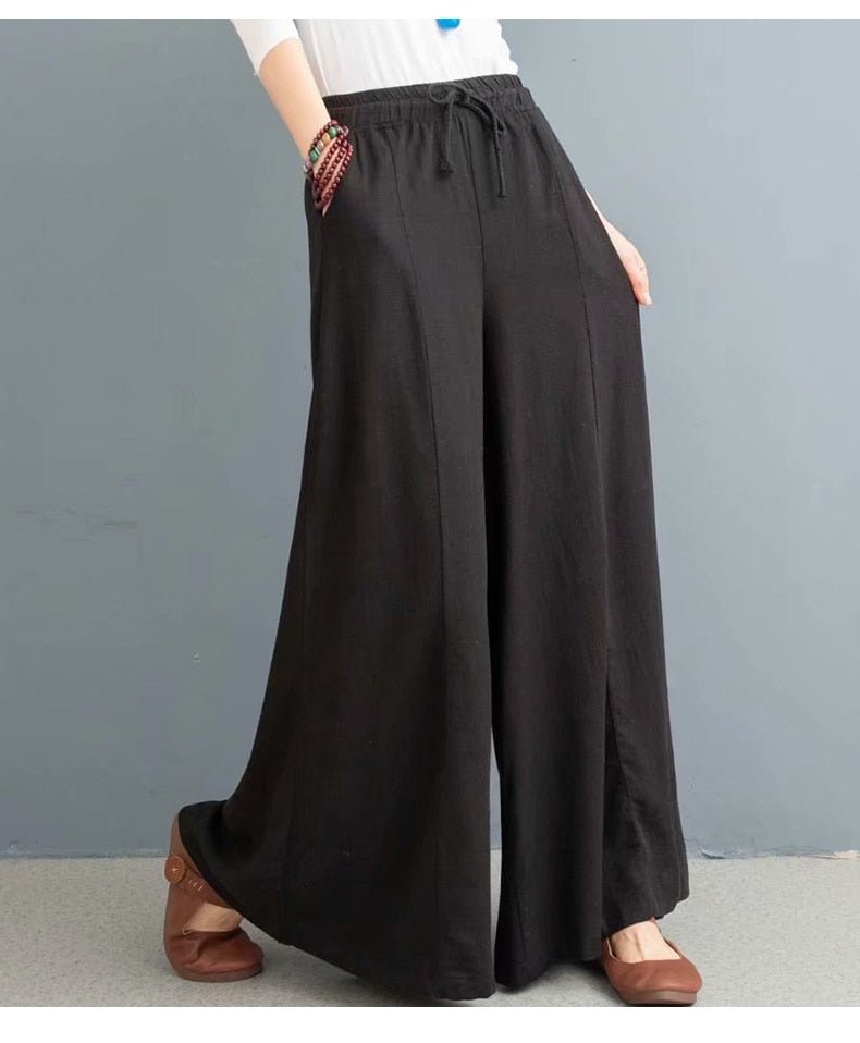 Bohemian Loose Wide leg Summer Pants - Naturenspires