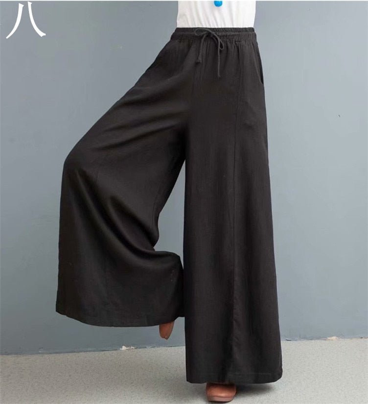 Bohemian Loose Wide leg Summer Pants - Naturenspires