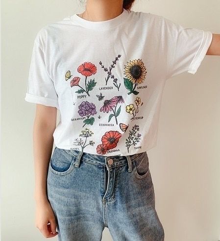 Botanical Print Short-sleeve - Naturenspires