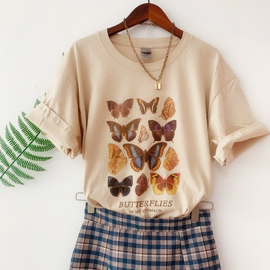 Butterflies on khaki - Naturenspires