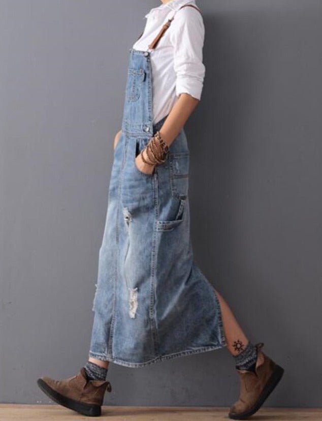 Denim Overall Dress - Naturenspires